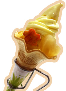 りんごソフトクリーム